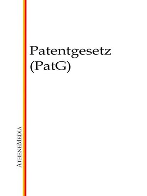 cover image of Patentgesetz (PatG)